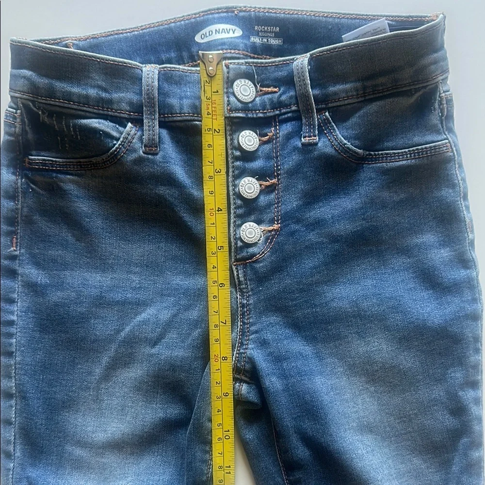 Old Navy Girls’ Distressed Blue Skinny Jeans